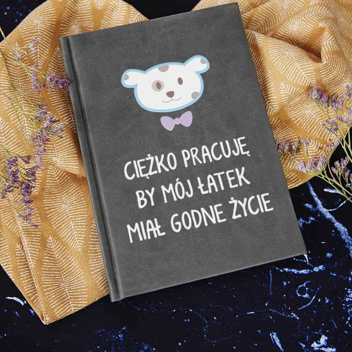 Mój pies - notatnik A5 z nadrukiem